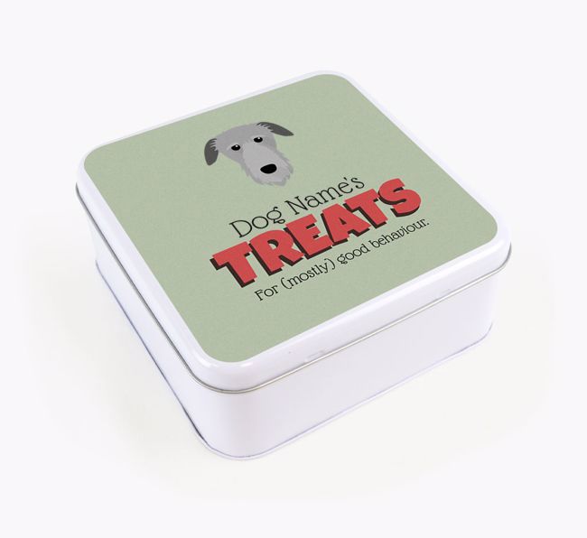 Personalised Retro Design Square Tin for your {breedFullName}